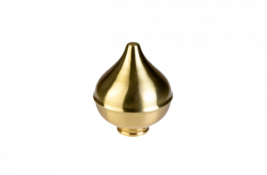 Luxe goudkleurige sierknop (uitwendig/M10)