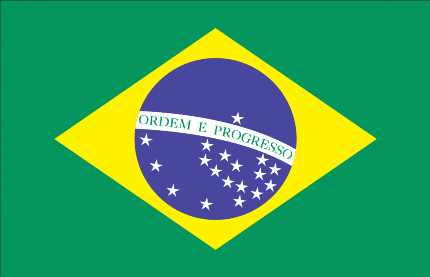 Quattroerre 464 Sticker Flag Brazil Mm 80 x 40 3D