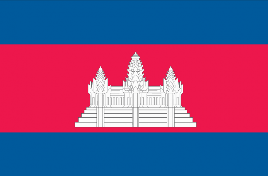 Vlag Cambodja