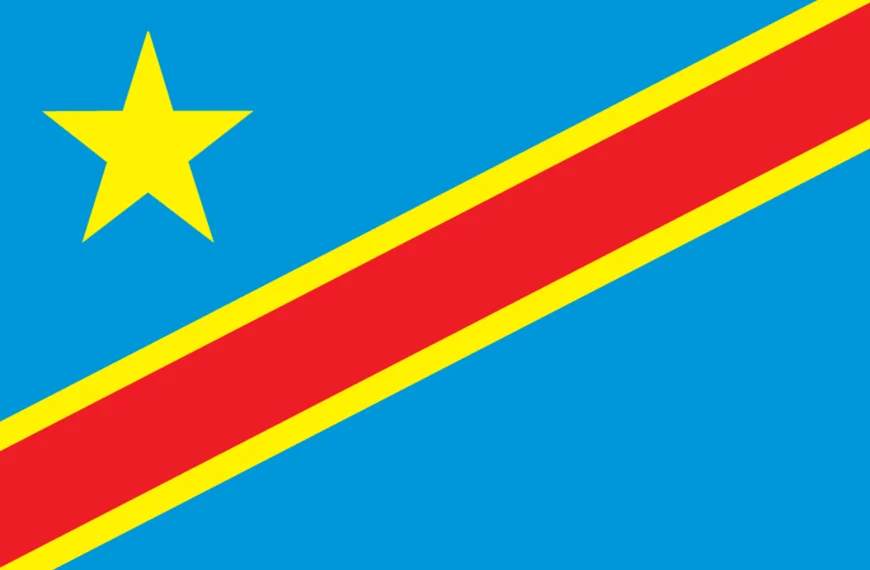 Vlag Dem Republiek Congo (Kinshasa)