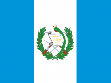 Vlag Guatemala (met wapen)