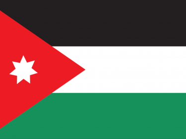 Vlag Jordanië