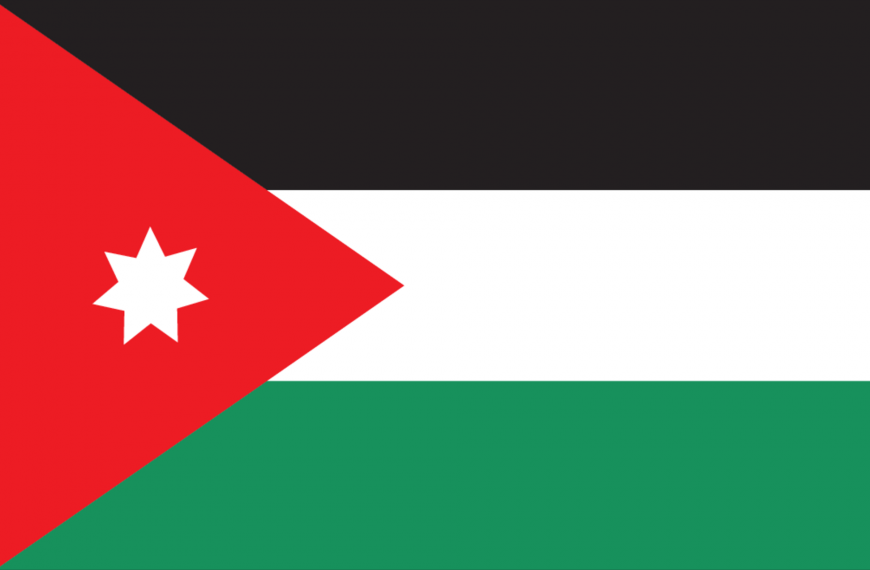 Vlag Jordanië