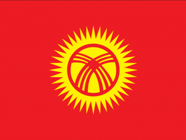 Vlag Kirgizië