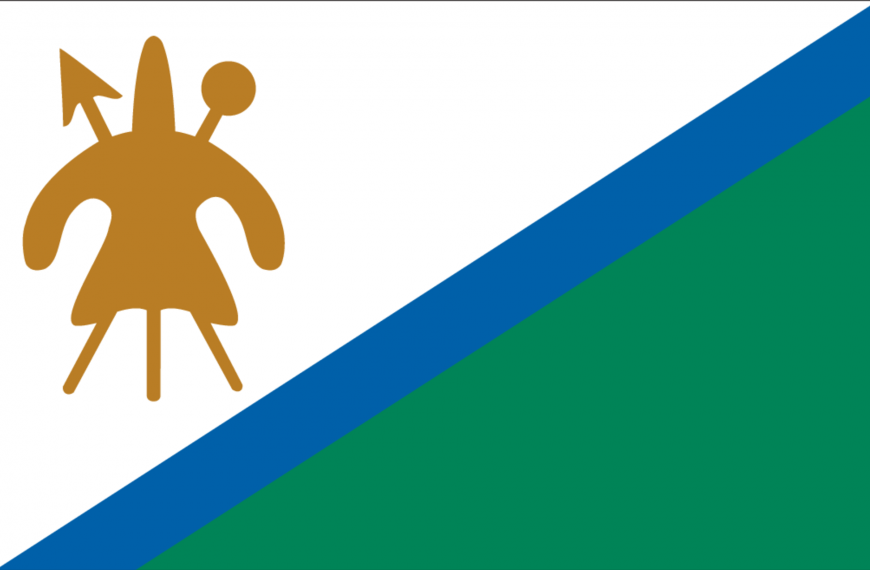 Vlag Lesotho