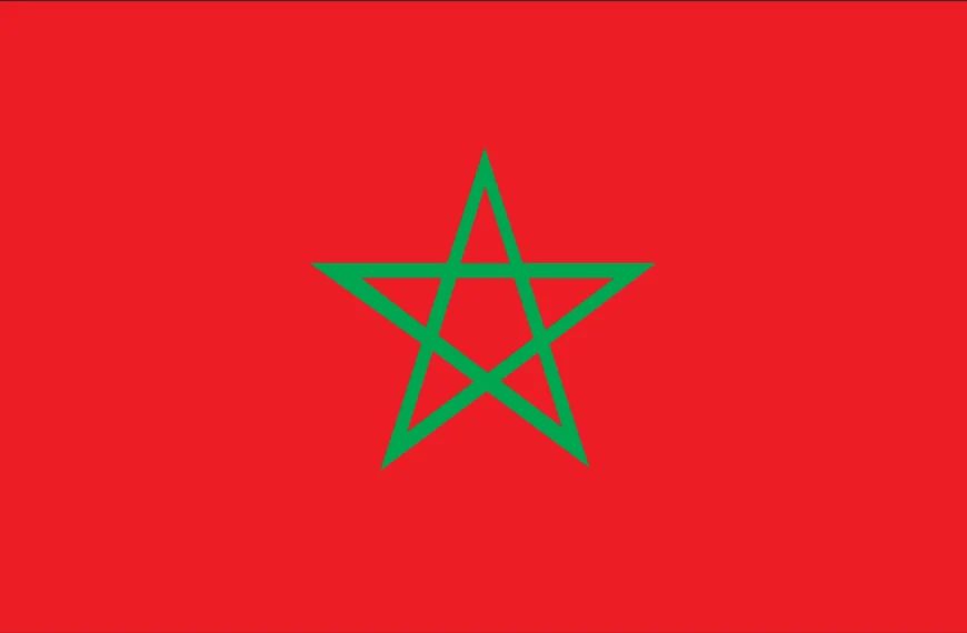 Vlag Marokko
