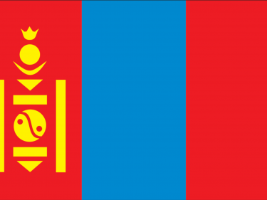 Vlag Mongolië