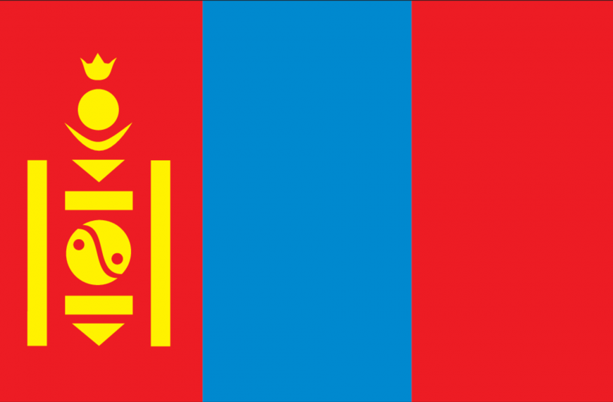 Vlag Mongolië