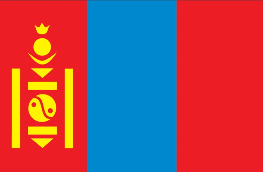 Vlag Mongolië