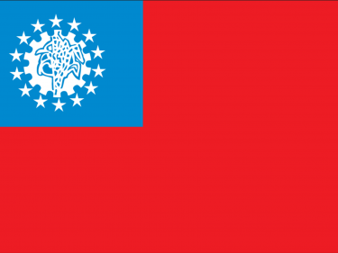 Vlag Myanmar (Birma)