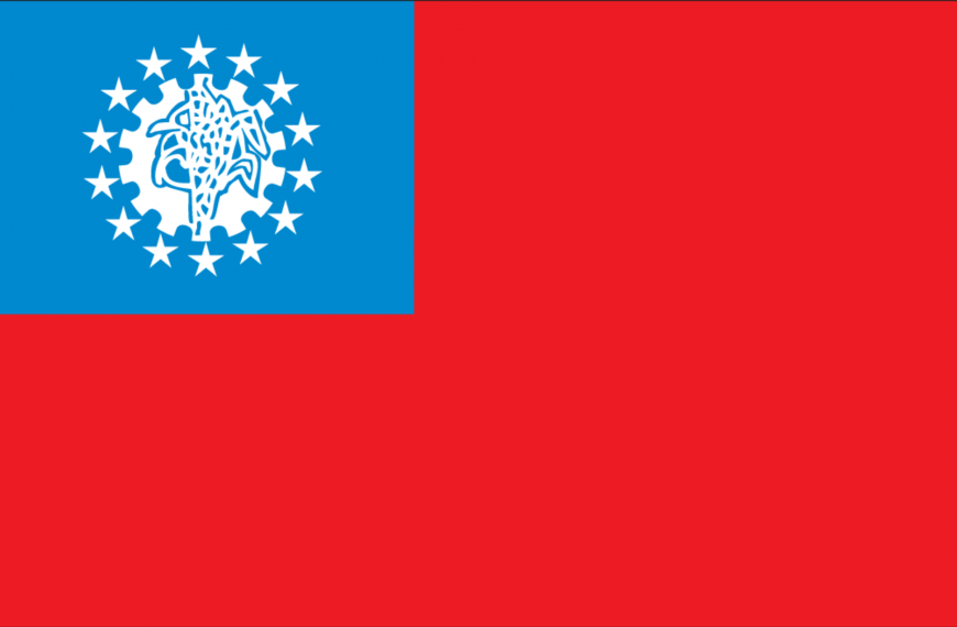 Vlag Myanmar (Birma)
