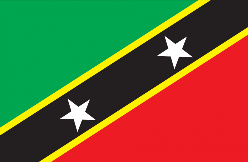 Vlag St. Kitts en Nevis