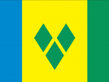 Vlag St. Vincent en the Grenadines