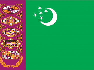 Vlag Turkmenistan