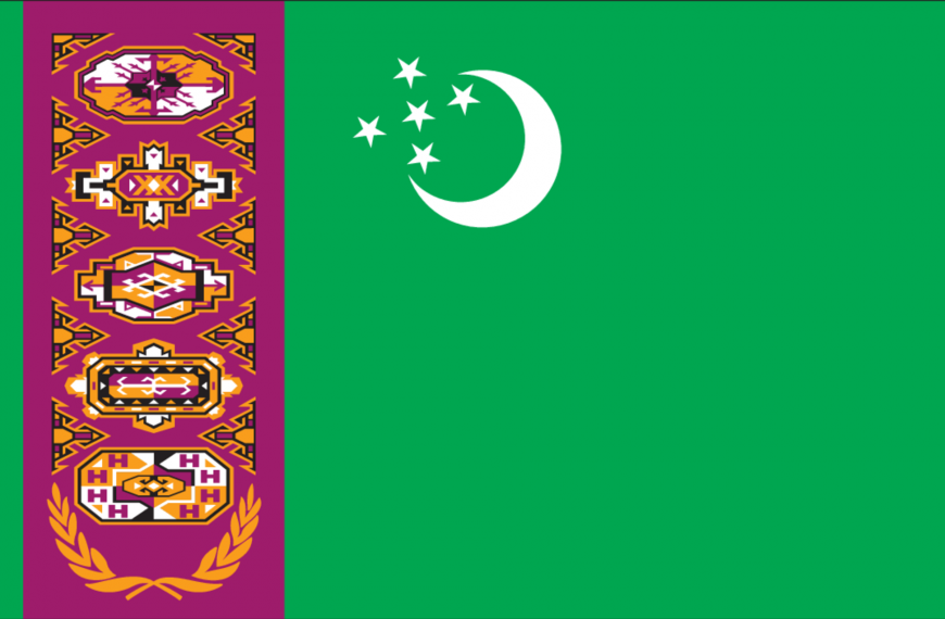 Vlag Turkmenistan
