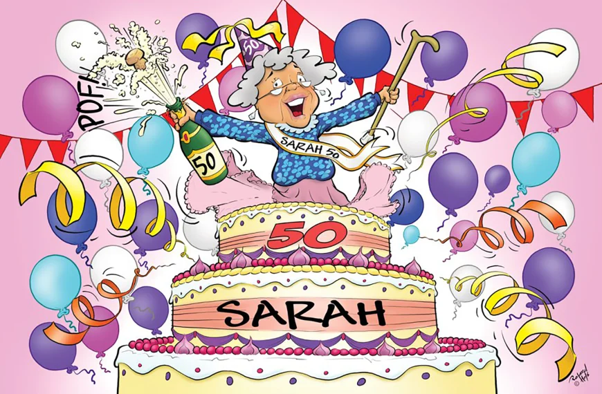 Sarah 50 jaar