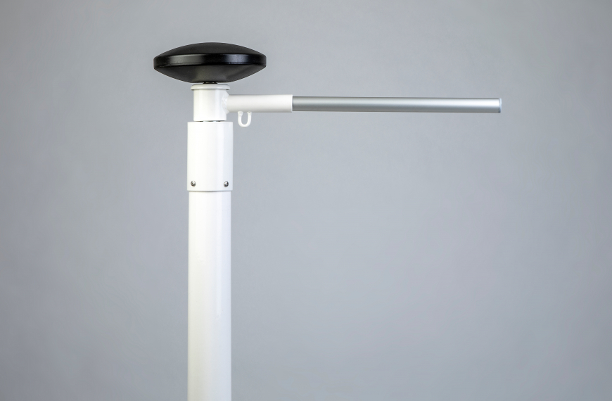 Banierhouder polyestermast top 65 mm voorzien van 2 kogellagers uithouder 150 cm