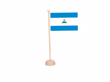 Tafelvlag Nicaragua(metwapen)