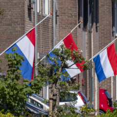 Vlaggen halfstok in Nederland
