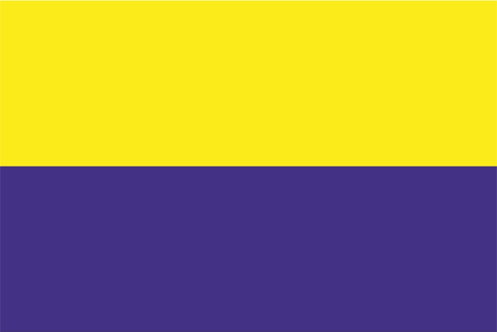 Vlag van Zandvoort gemaakt van 115 gr/m² polyester vlaggendoek