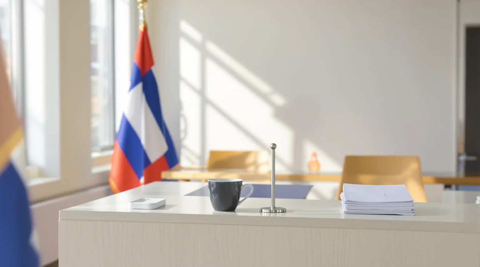 een tafelvlag geeft uw balie direct meer uitstraling 212347